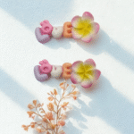 Flower Hair Pin | Pink & Yellow